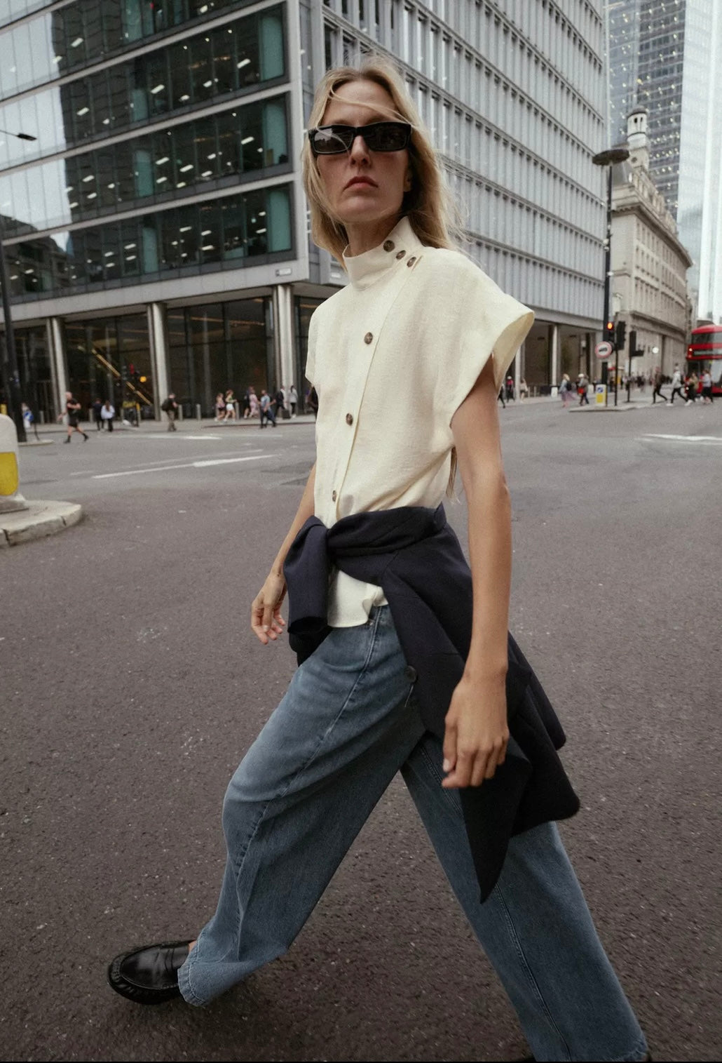 Zara Contrast Top