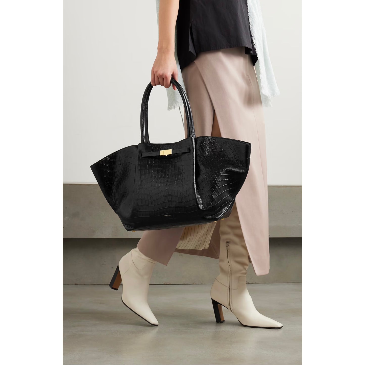 DeMellier Croc Embossed Tote