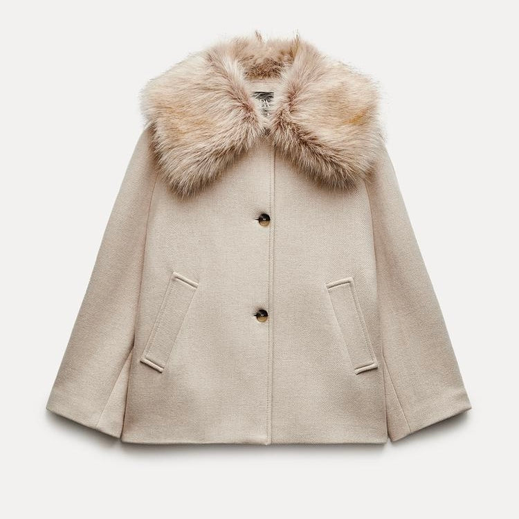 Zara Manteco Wool Coat
