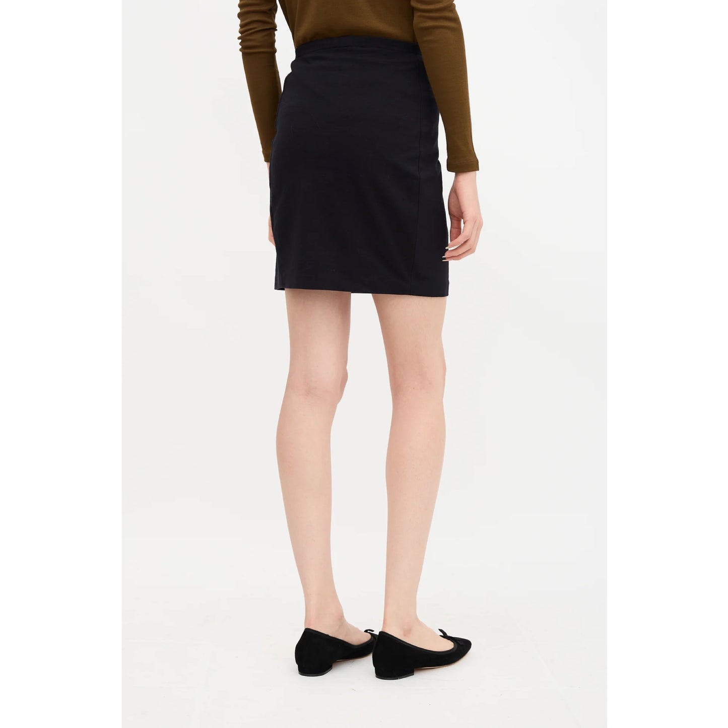 The Row Black Skirt