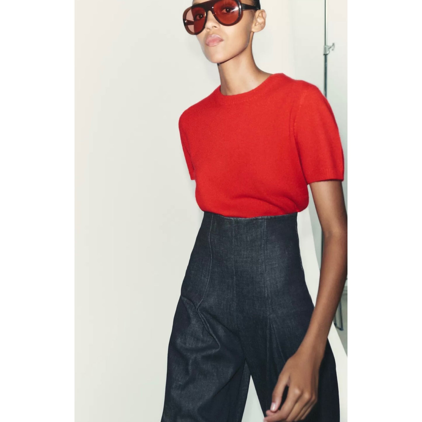 Zara Cashmere Tee