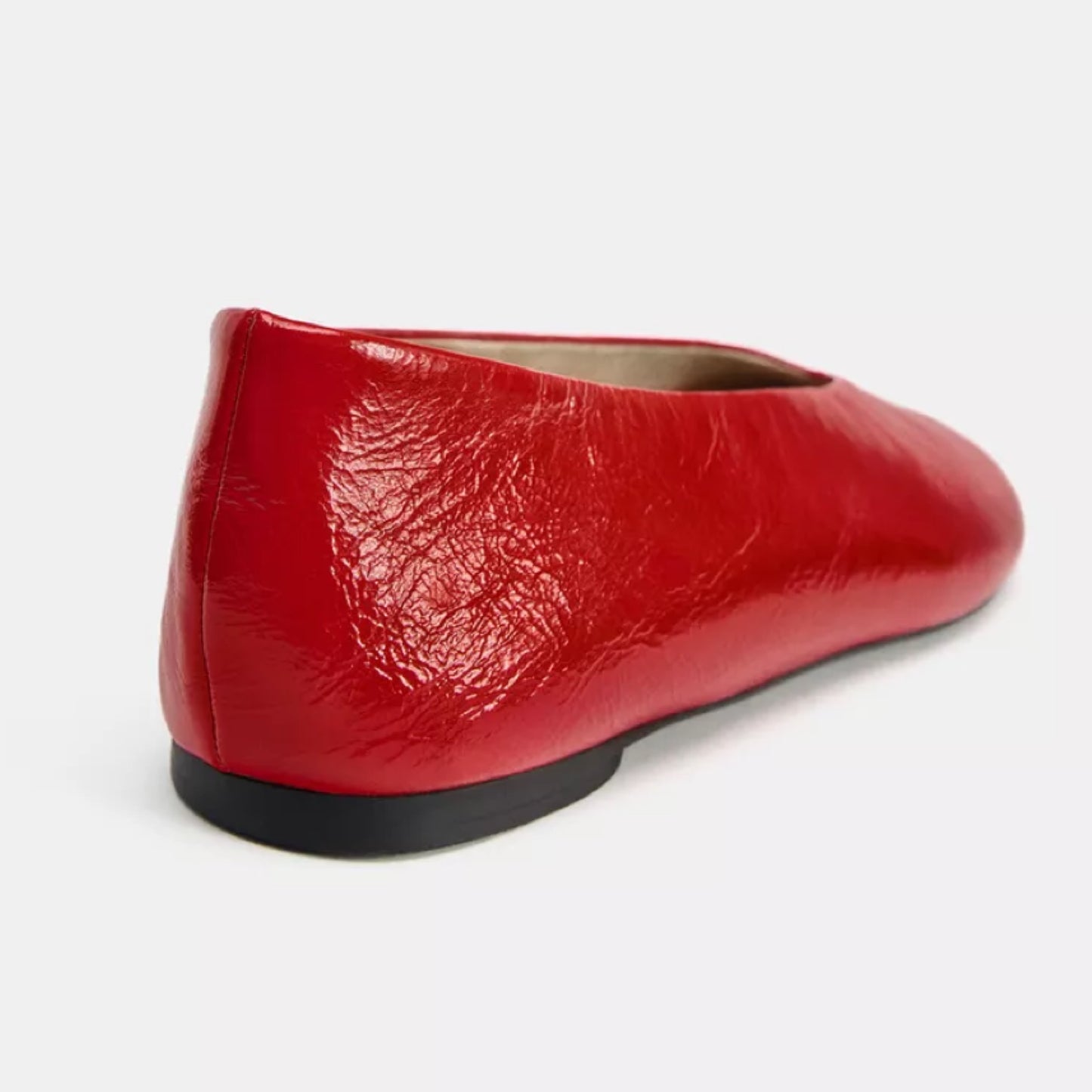 Zara Leather Ballet Flats