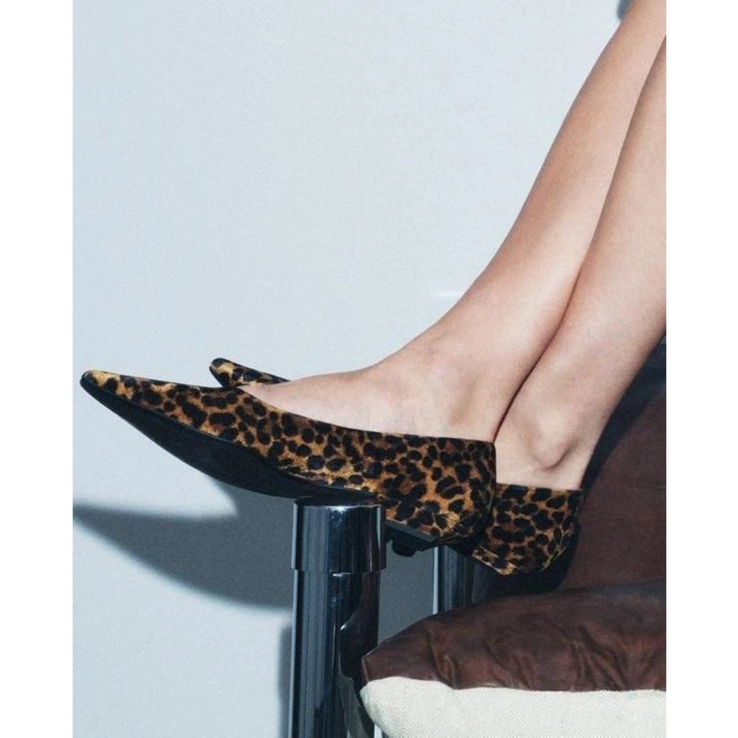 Zara Leopard Print Flats