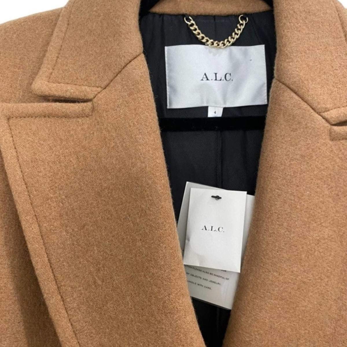 A.L.C. Camel Wool Coat