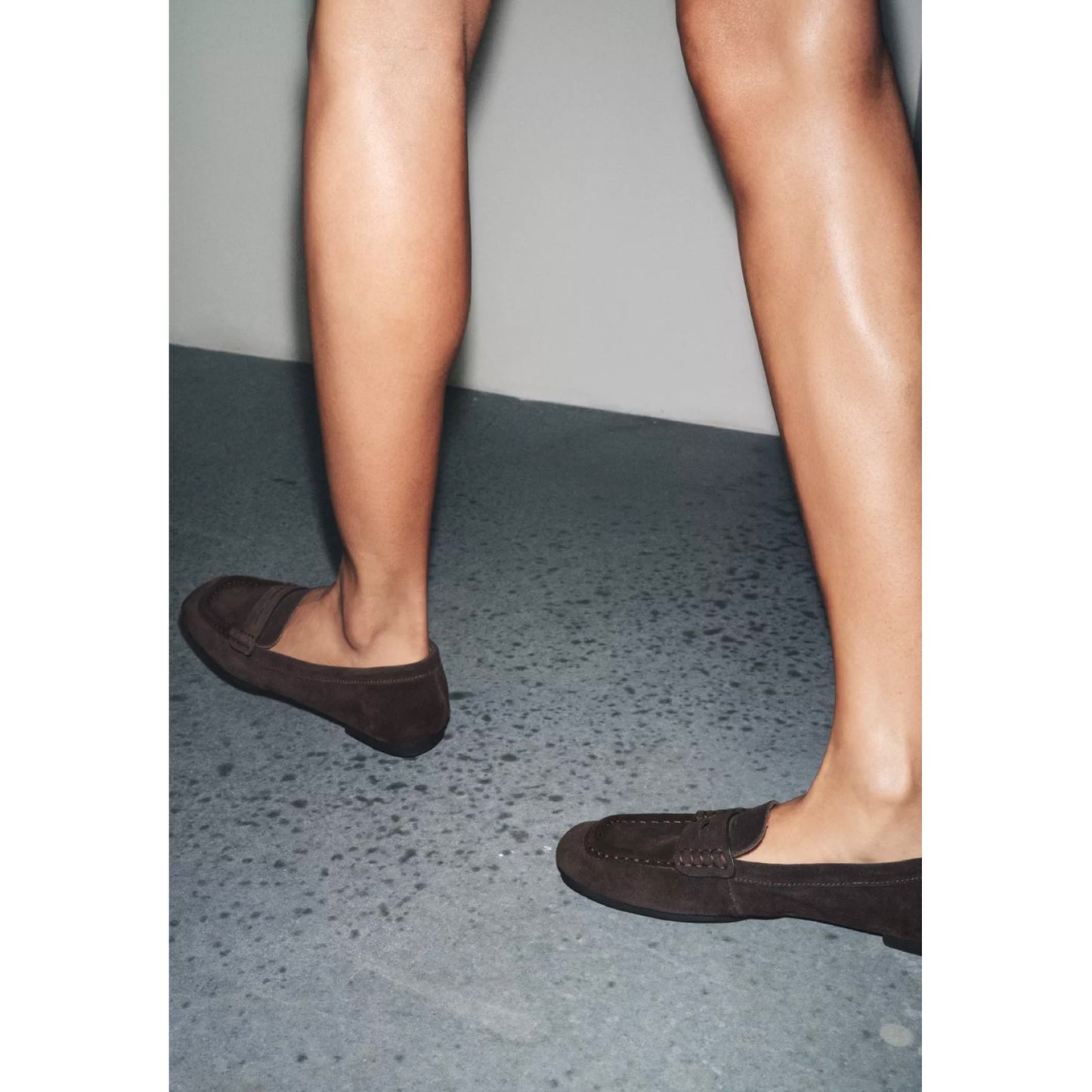 Zara Suede Loafers