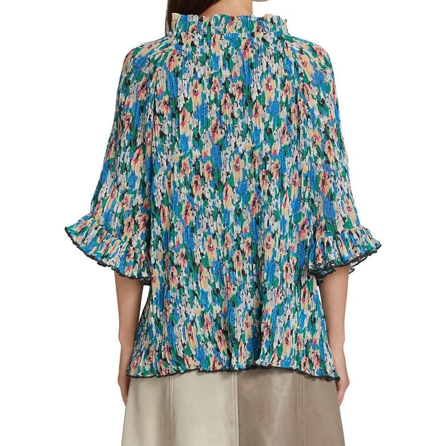 Ganni Floral Blouse