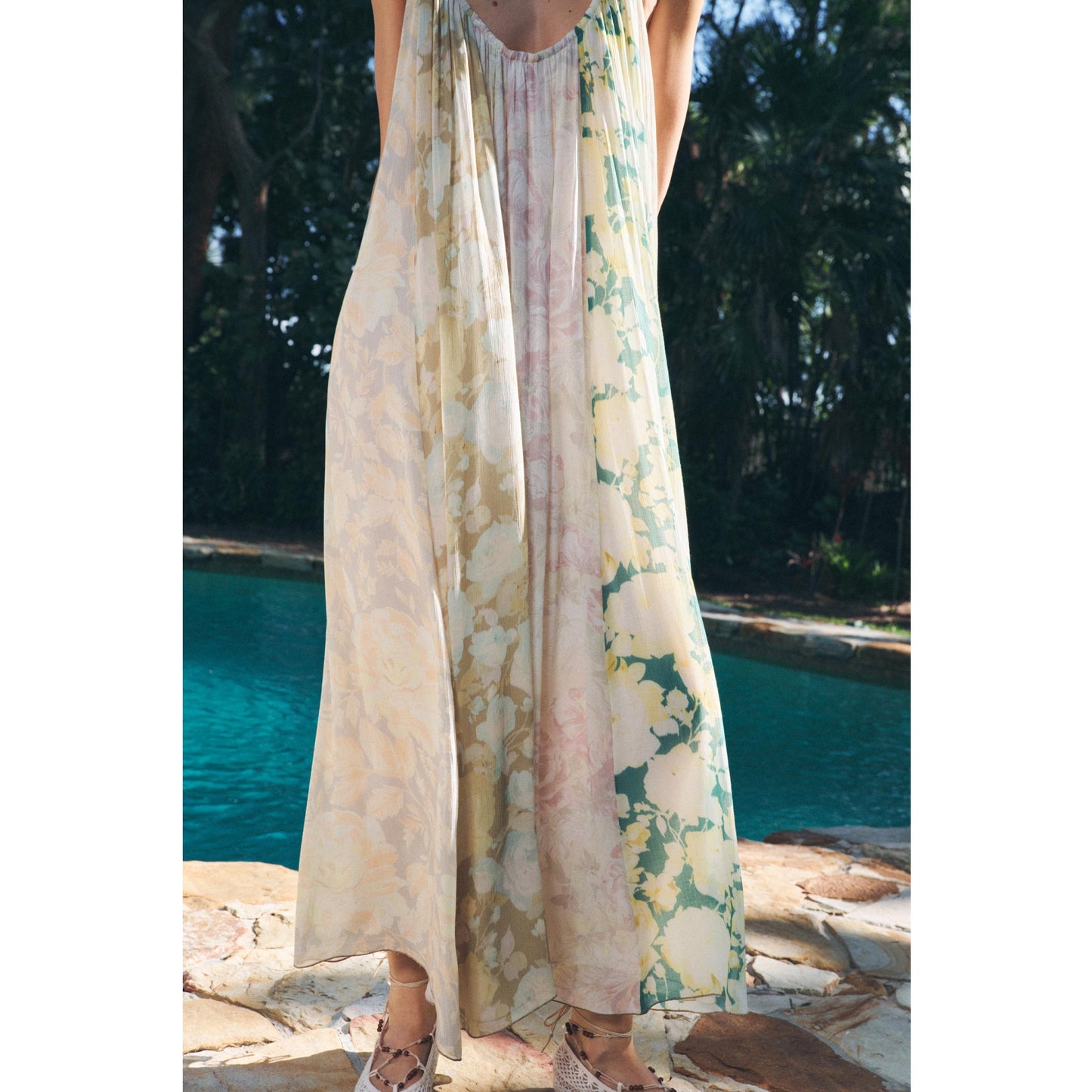 Zara Collection Patchwork Dress