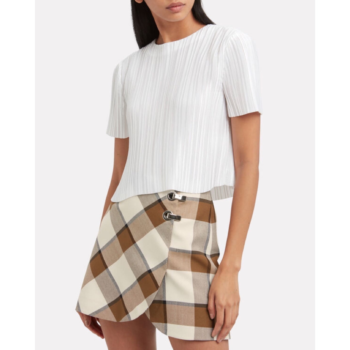 Tibi Pleated Top