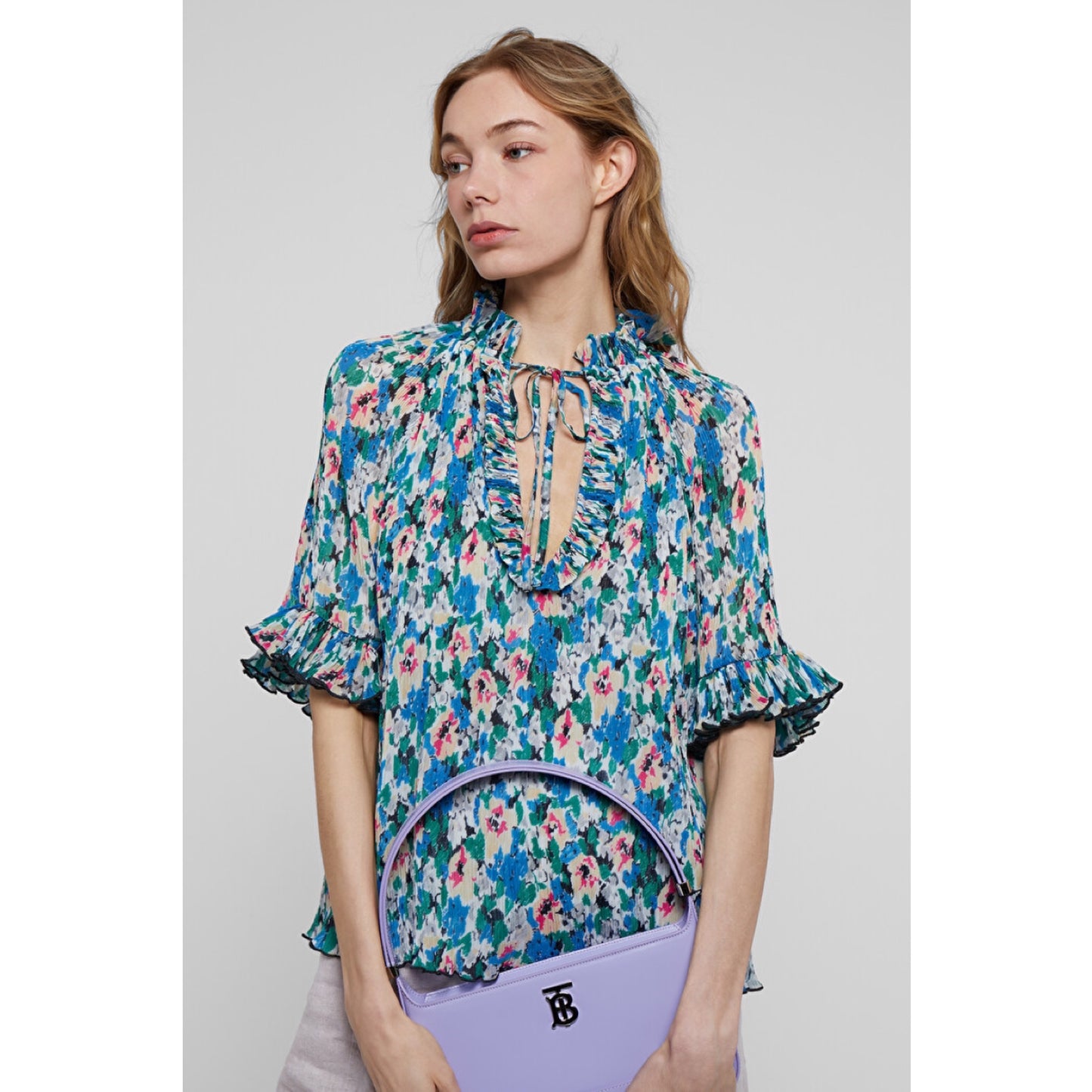 Ganni Floral Blouse