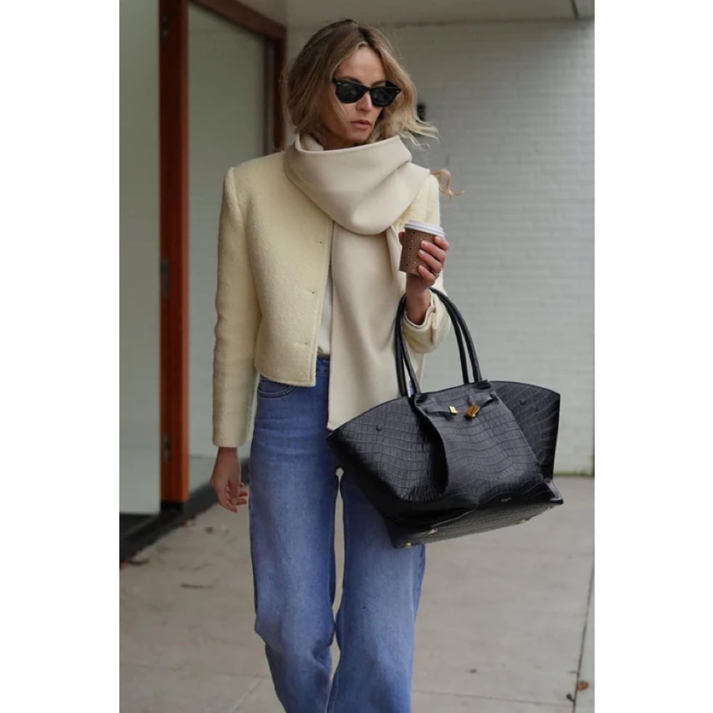DeMellier Croc Embossed Tote