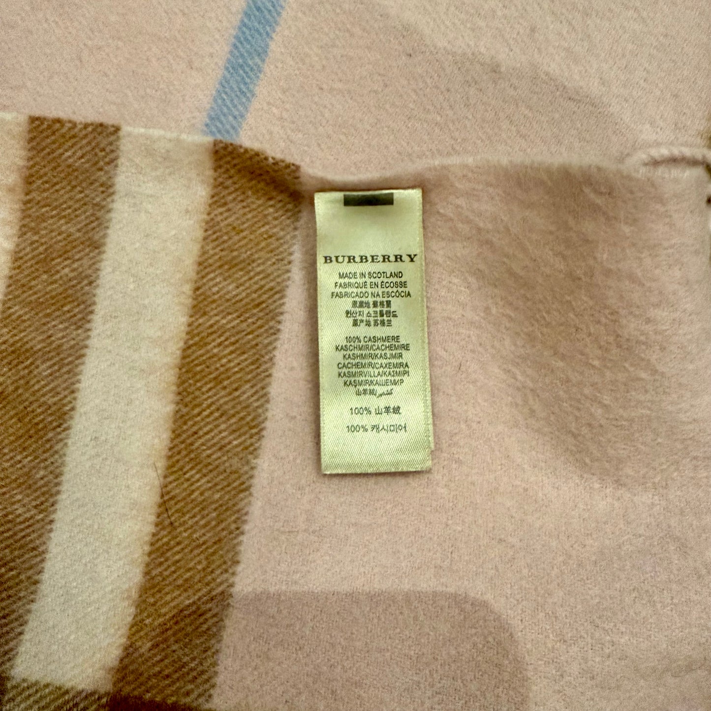 Burberry Cashmere Scarf