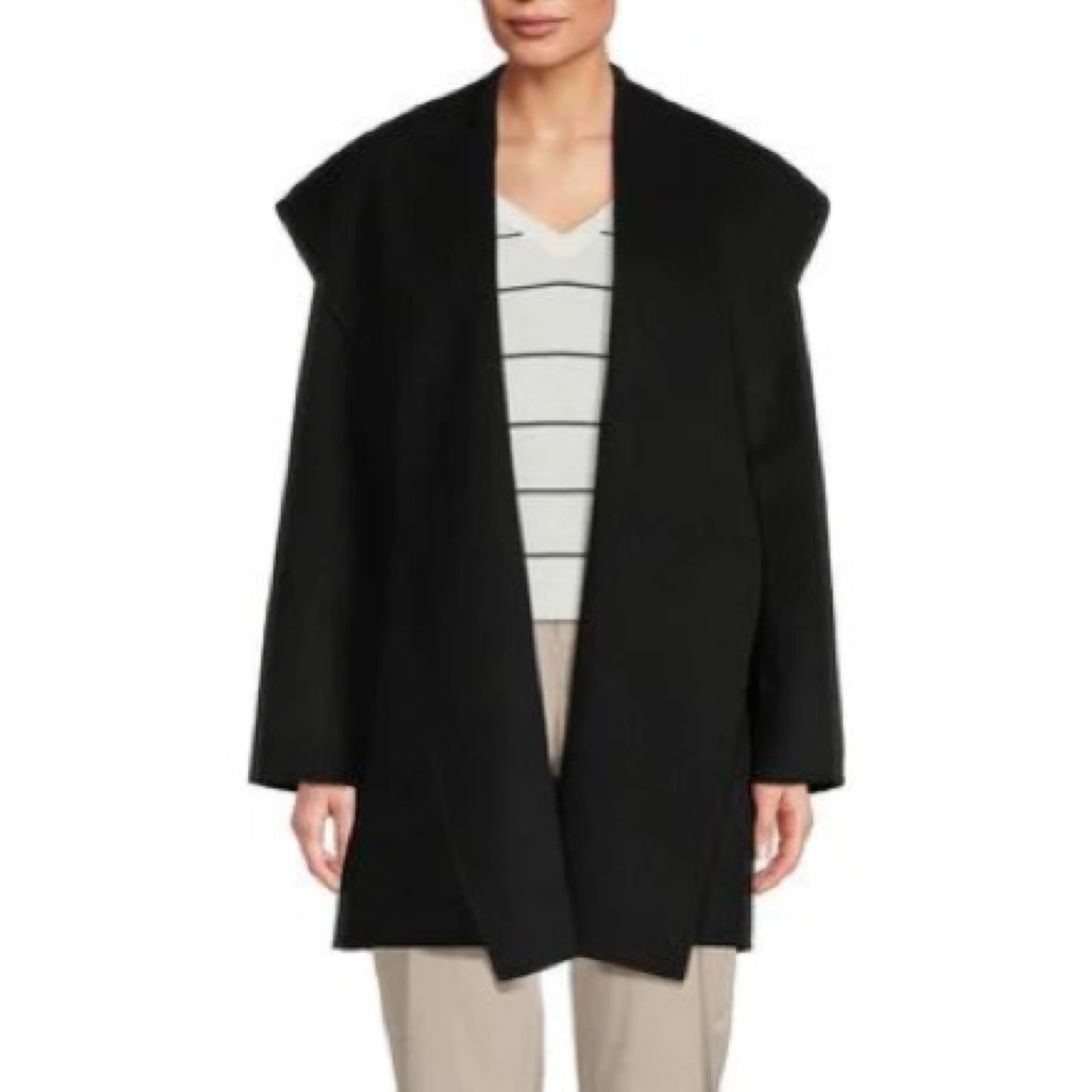 Vince Wool Hooded Coat