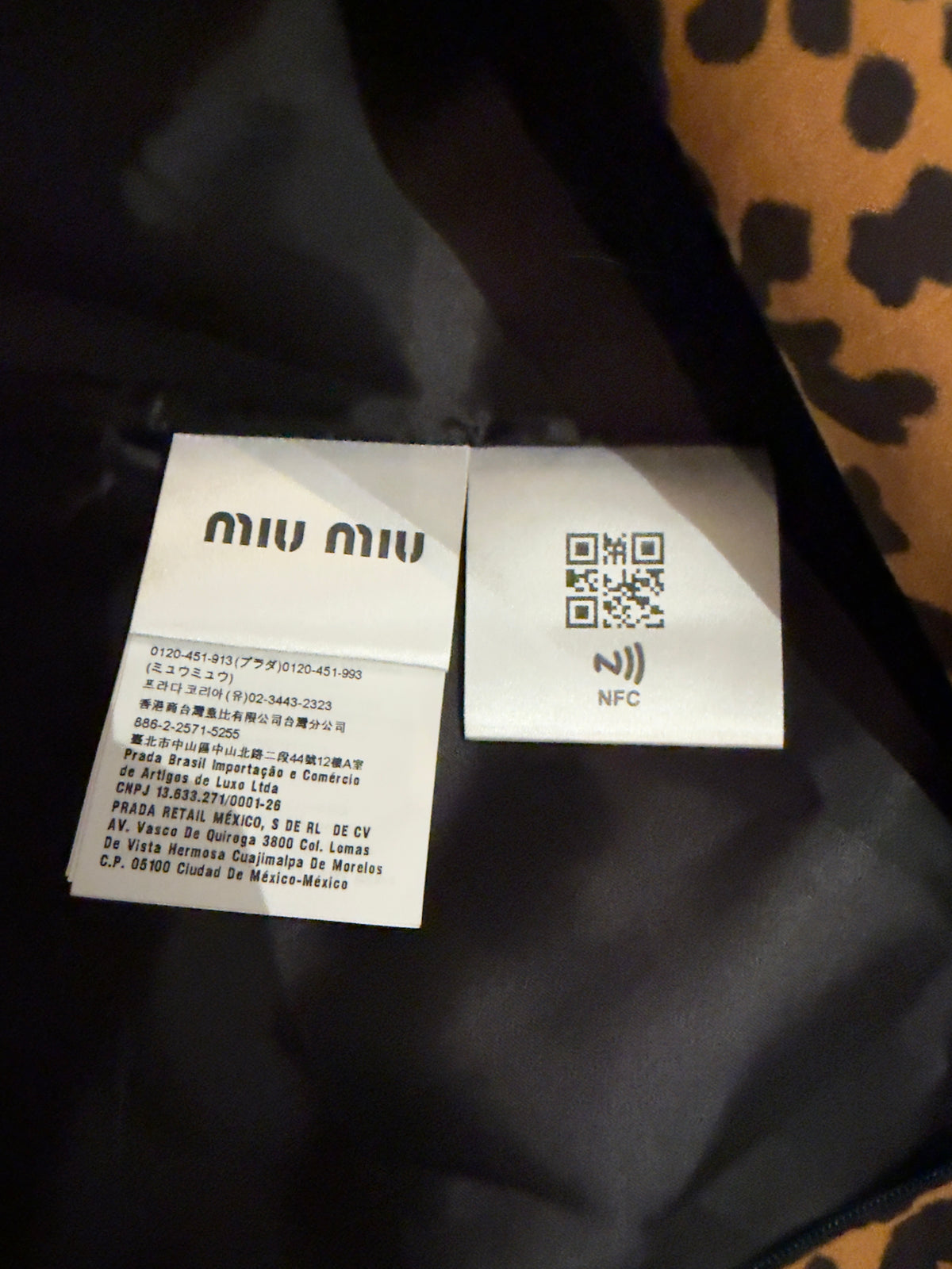 Miu Miu Leopard Dress