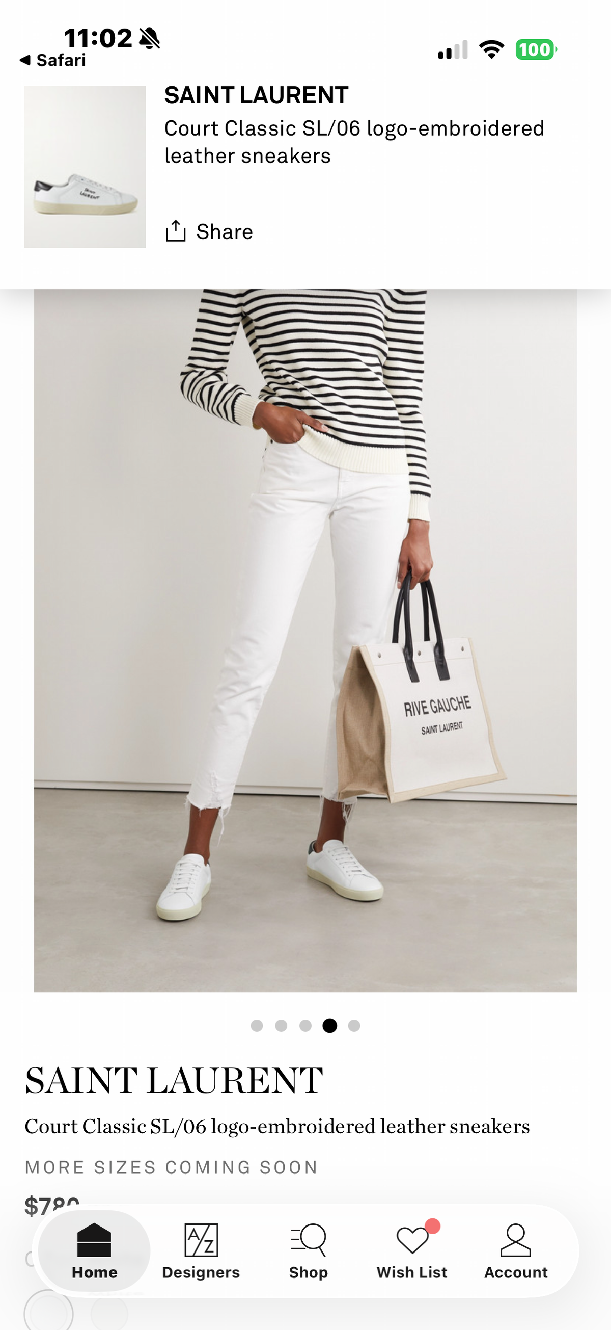 Saint Laurent Court Classic