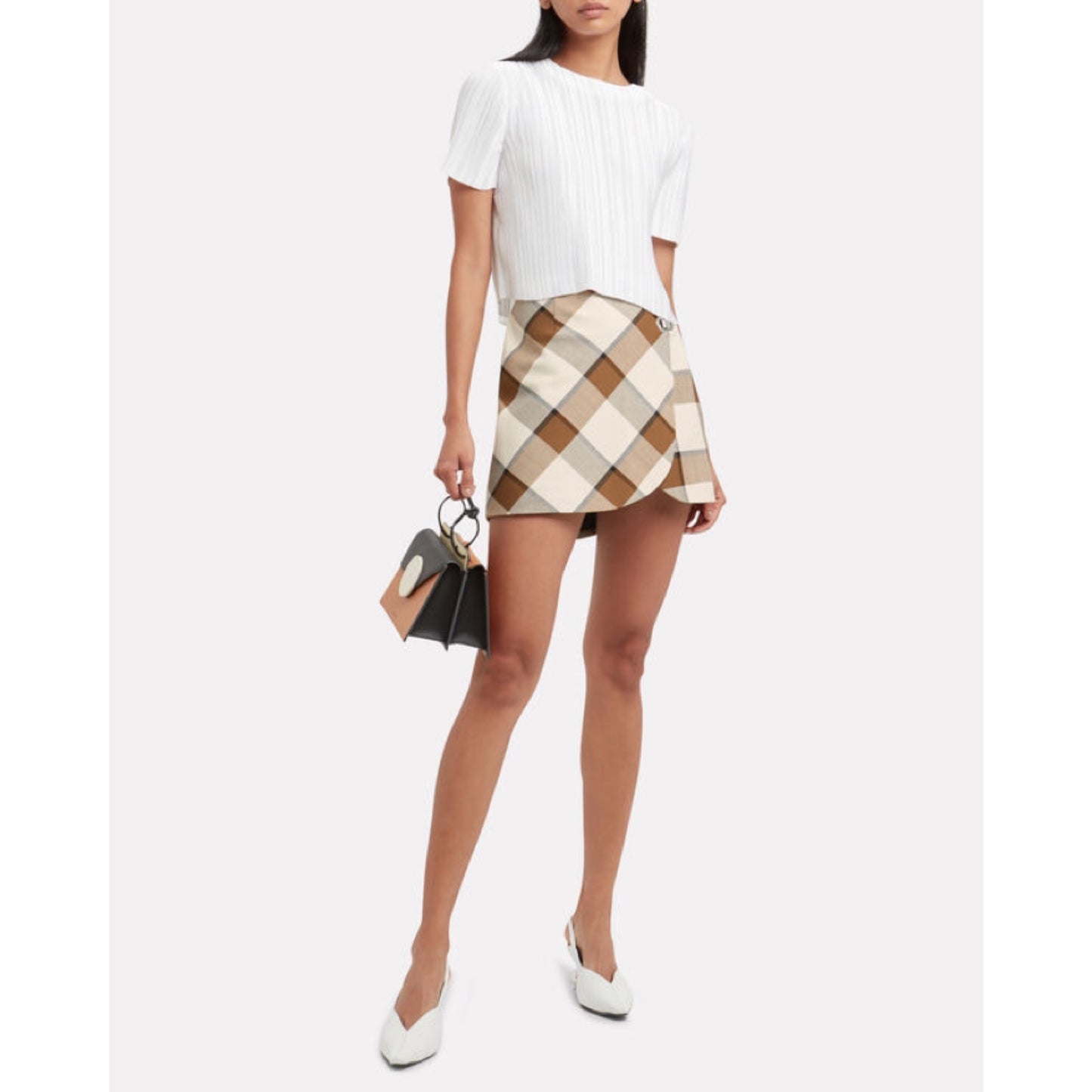 Tibi Pleated Top