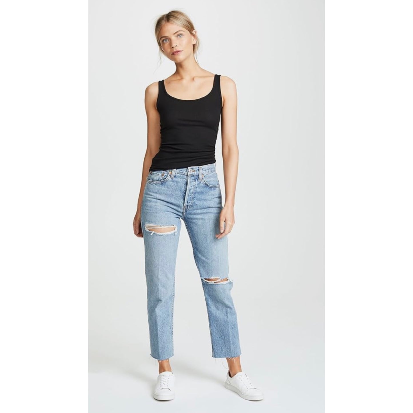 Vince Ribbed Tank
