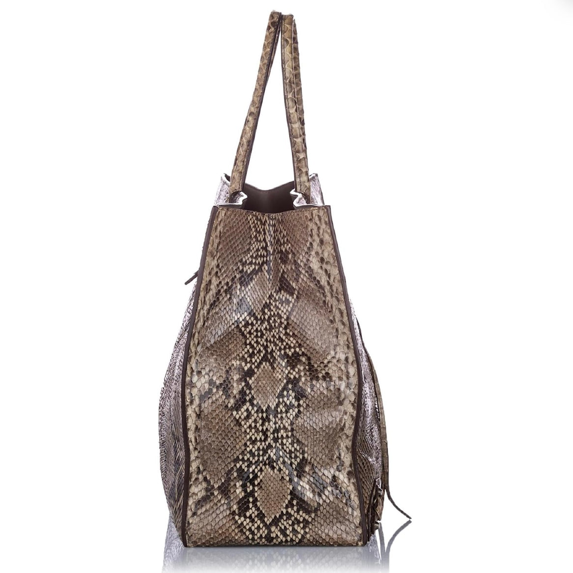 Balenciaga Papier A4 Python Tote