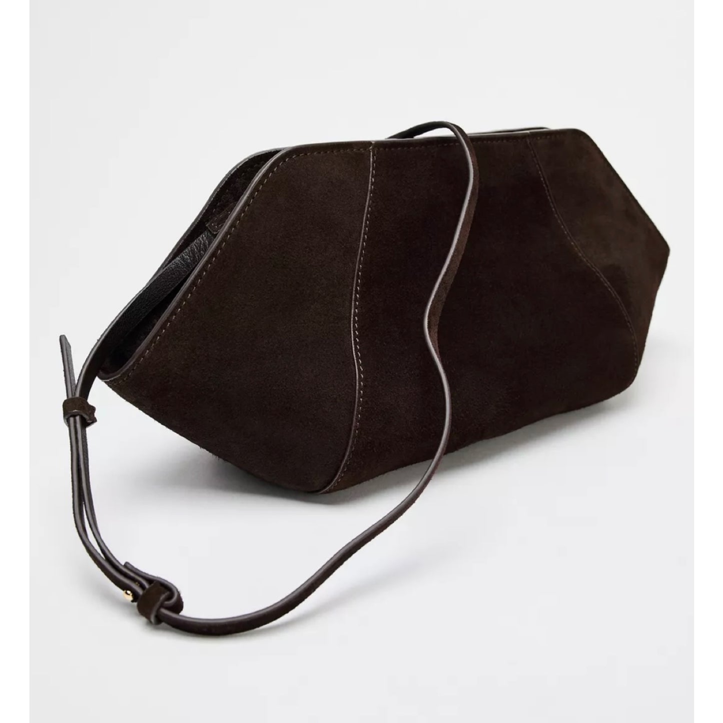 Zara Suede Crossbody Bag