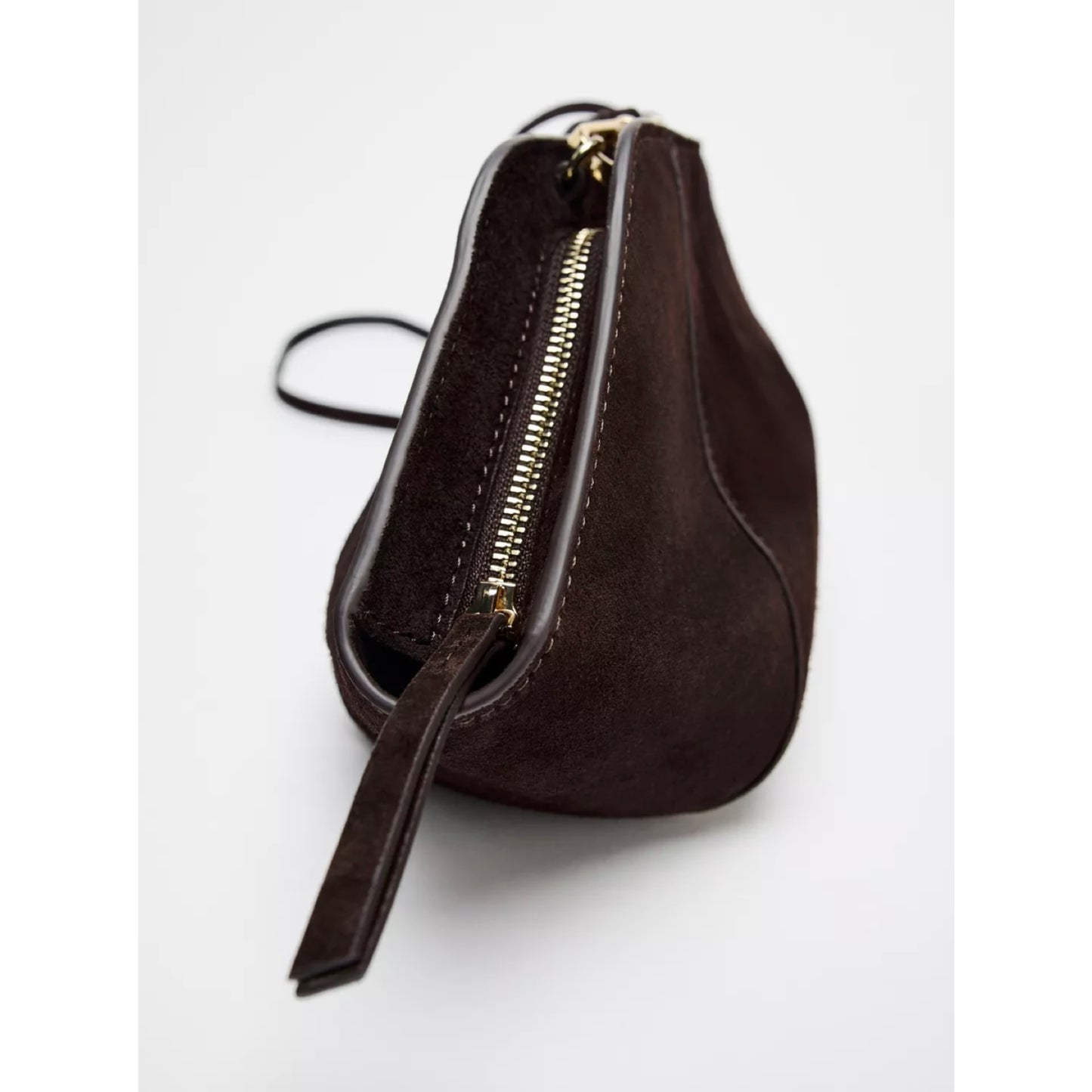 Zara Suede Crossbody Bag