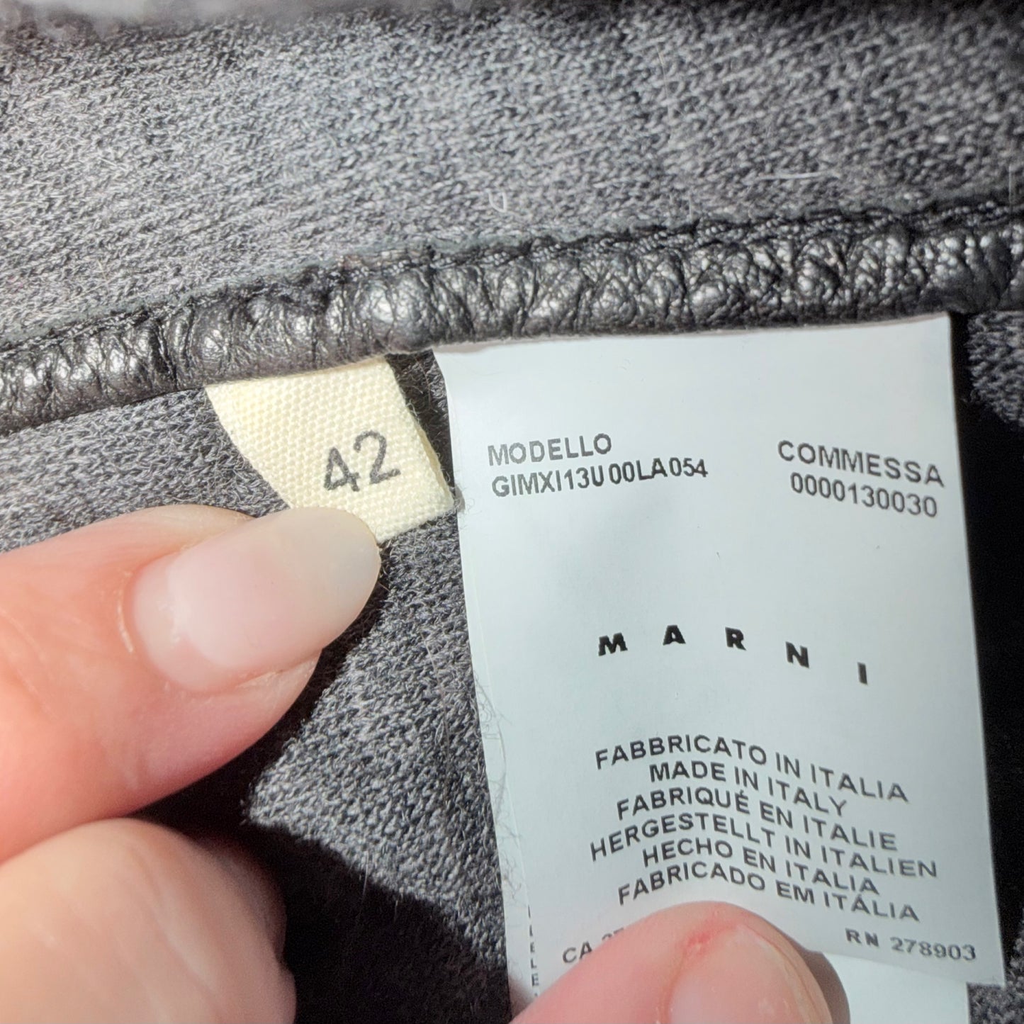 Marni Vintage Leather Jacket