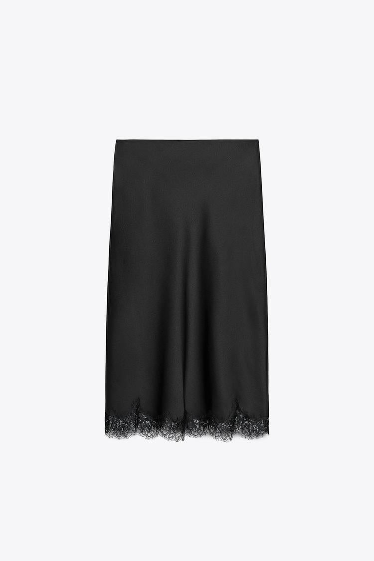 Zara Satin Skirt