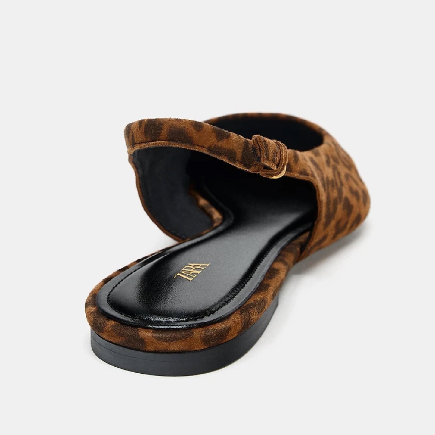 Zara Leopard Flats