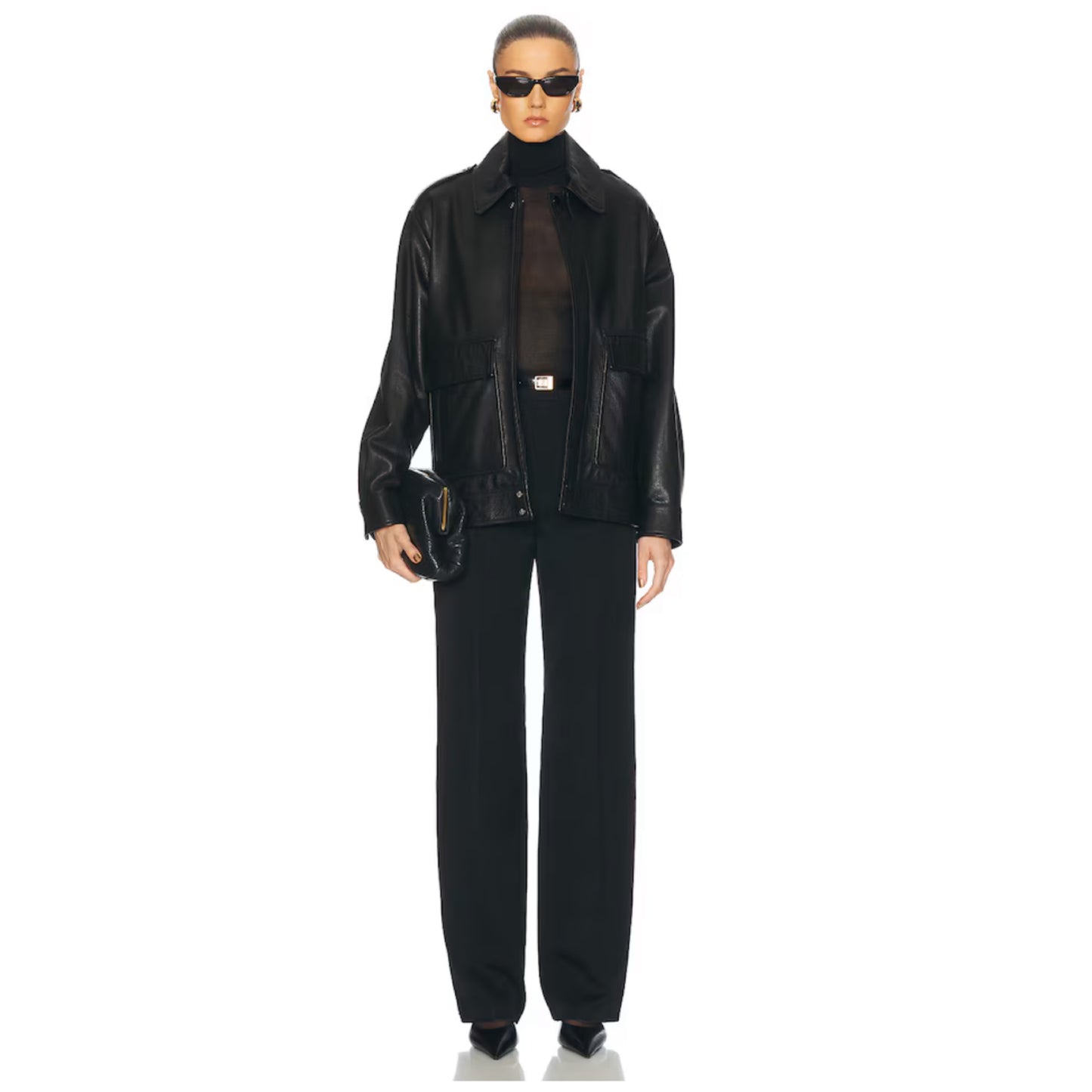 Nour Hammour Leather Jacket