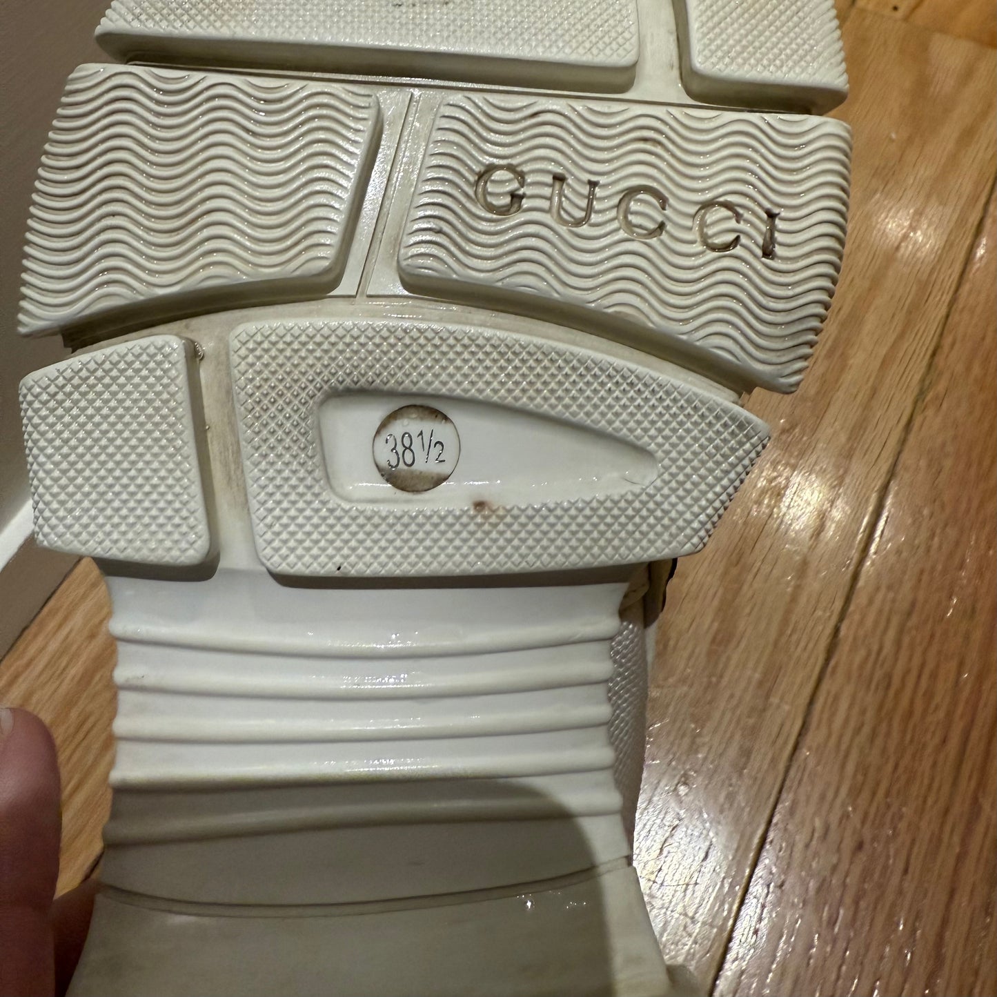 Gucci Leather and Shearling Boot