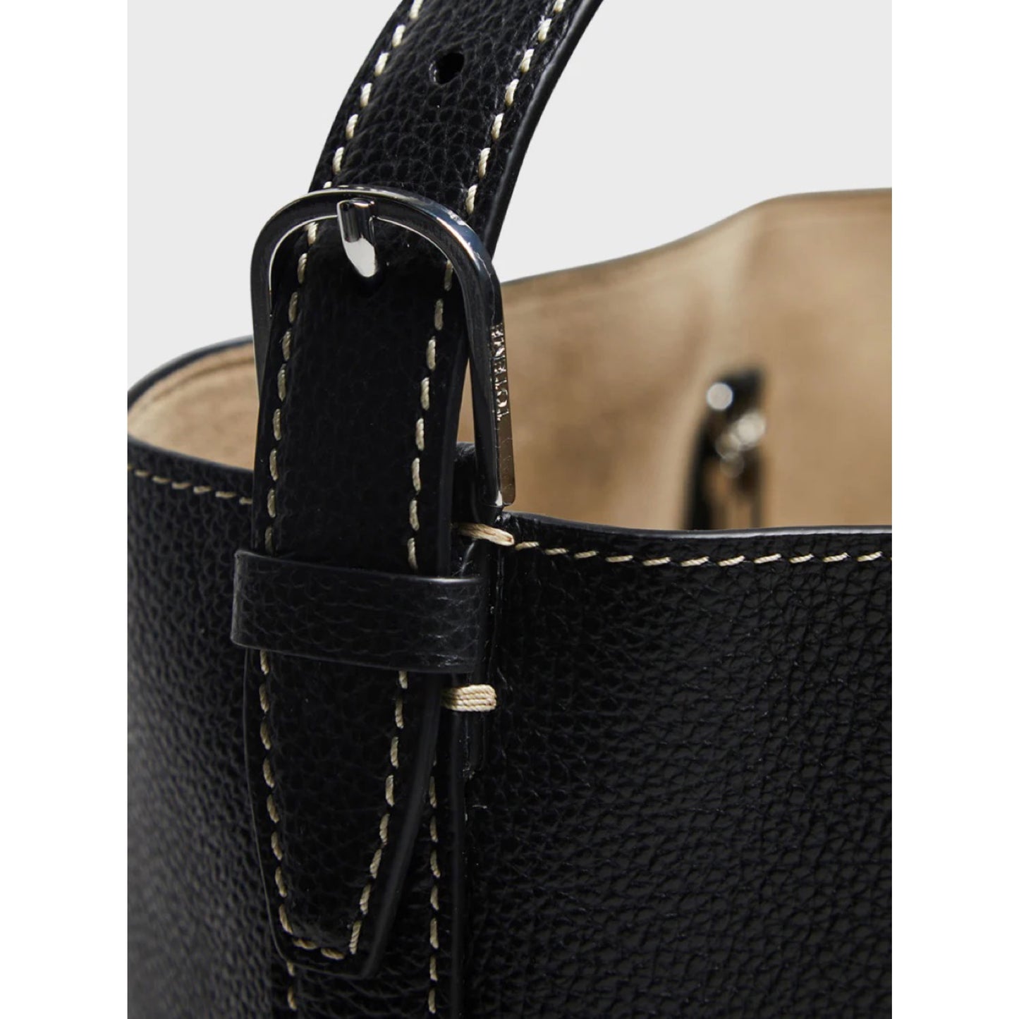 Toteme Leather Belted Tote