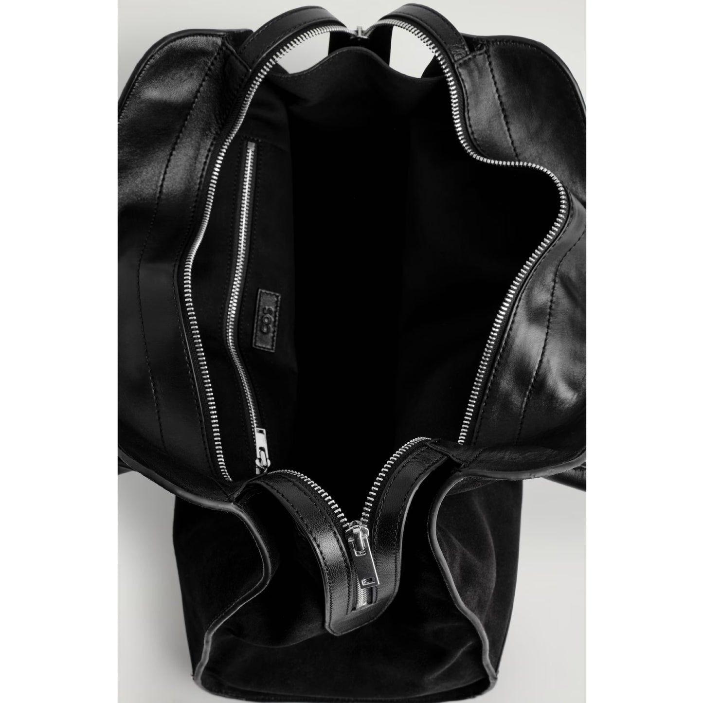 COS Black Suede Tote