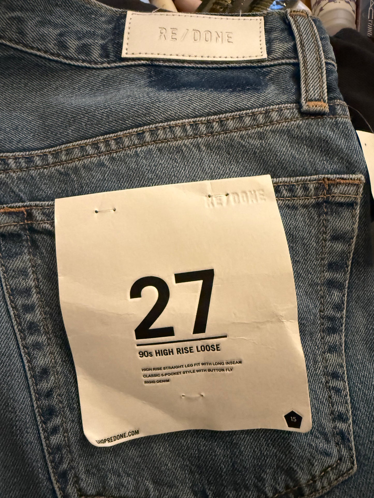 Re/Done 90s High Rise Jeans