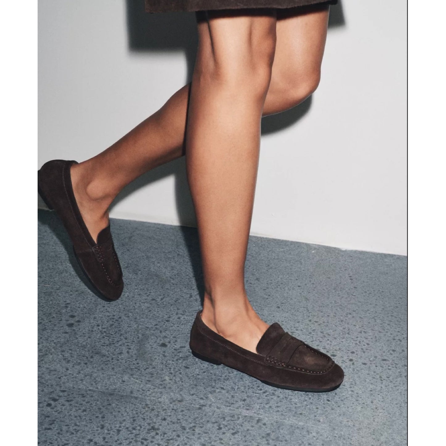 Zara Suede Loafers