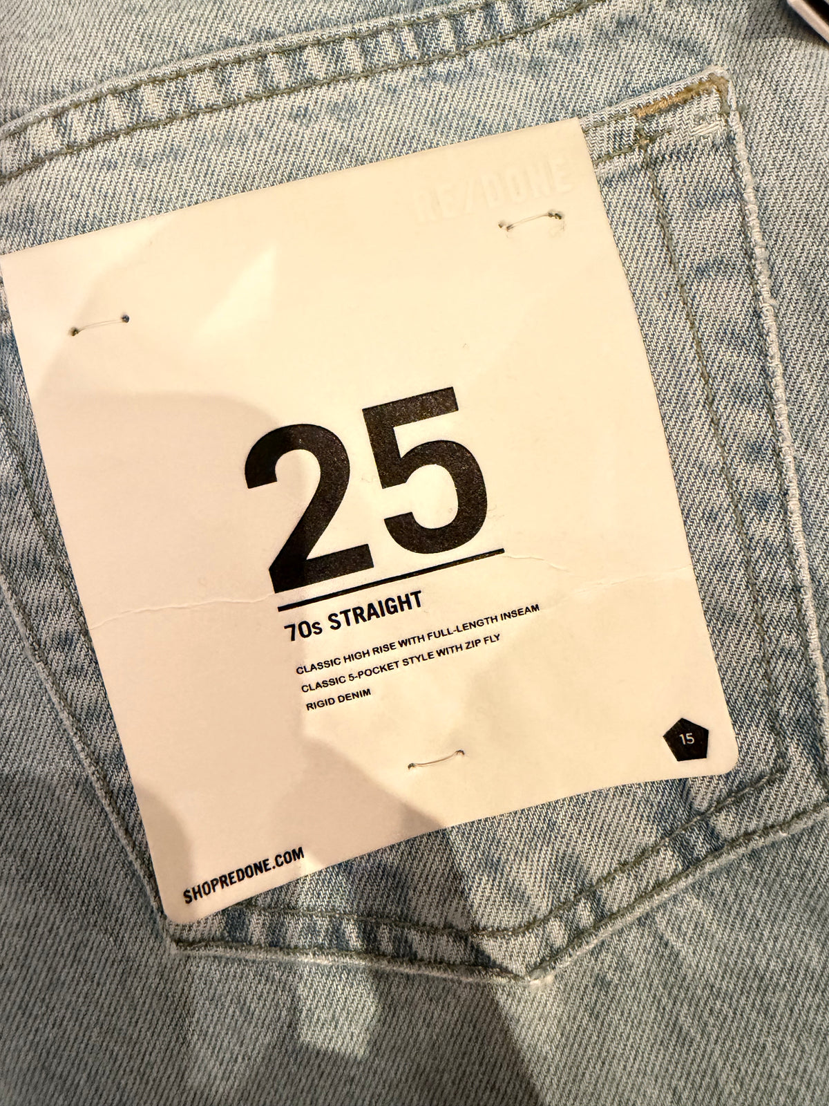 Re/Done 70s Staight Jeans