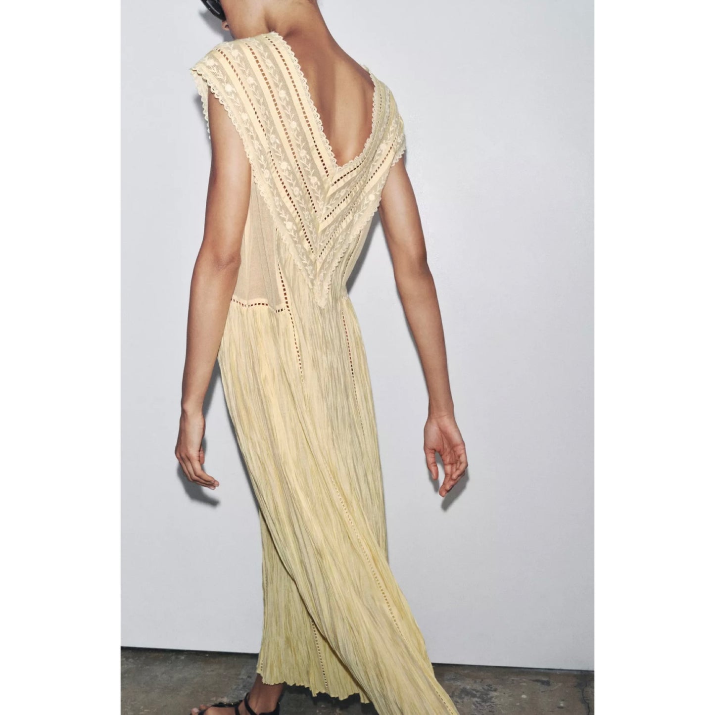 Zara Collection Pleated Dress