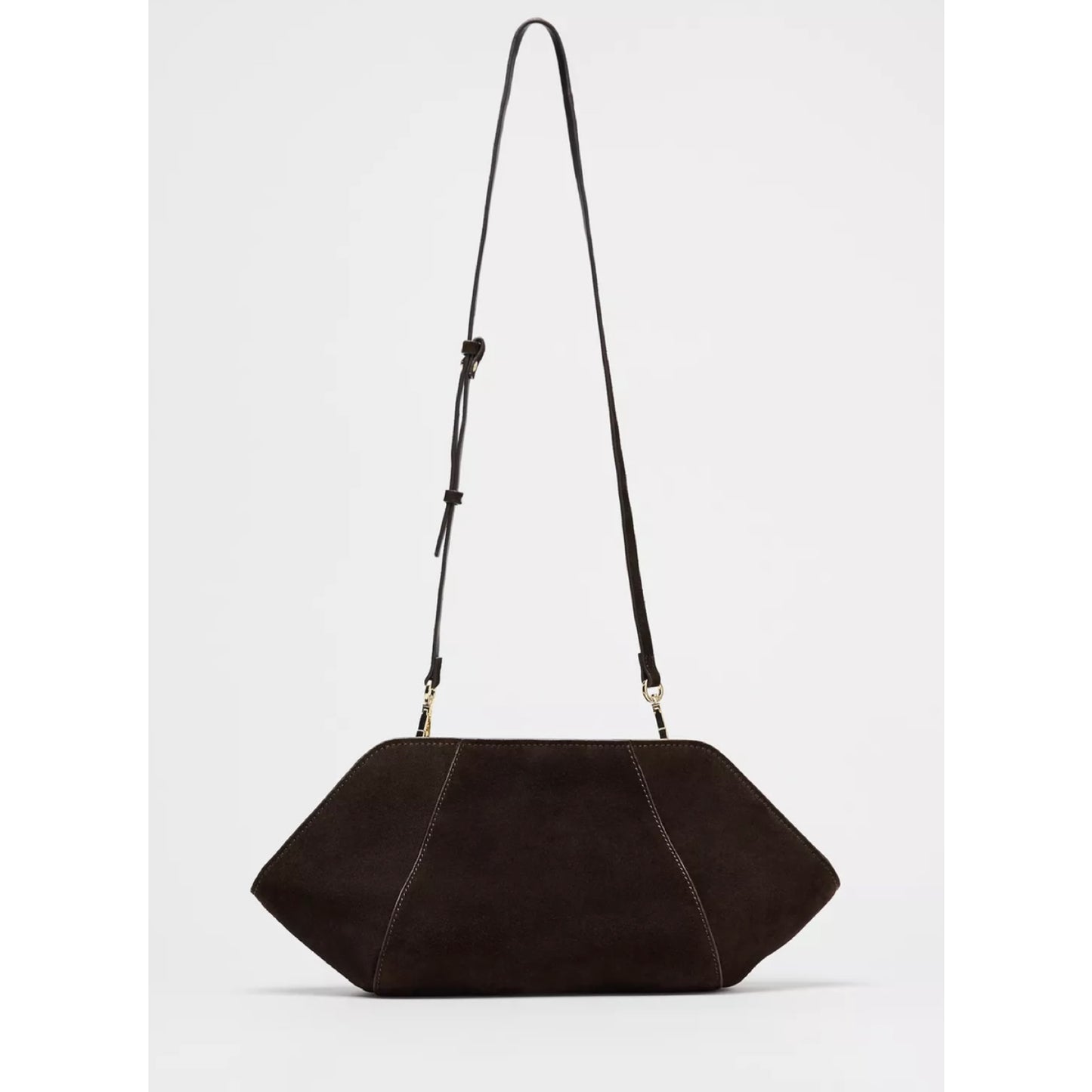 Zara Suede Crossbody Bag