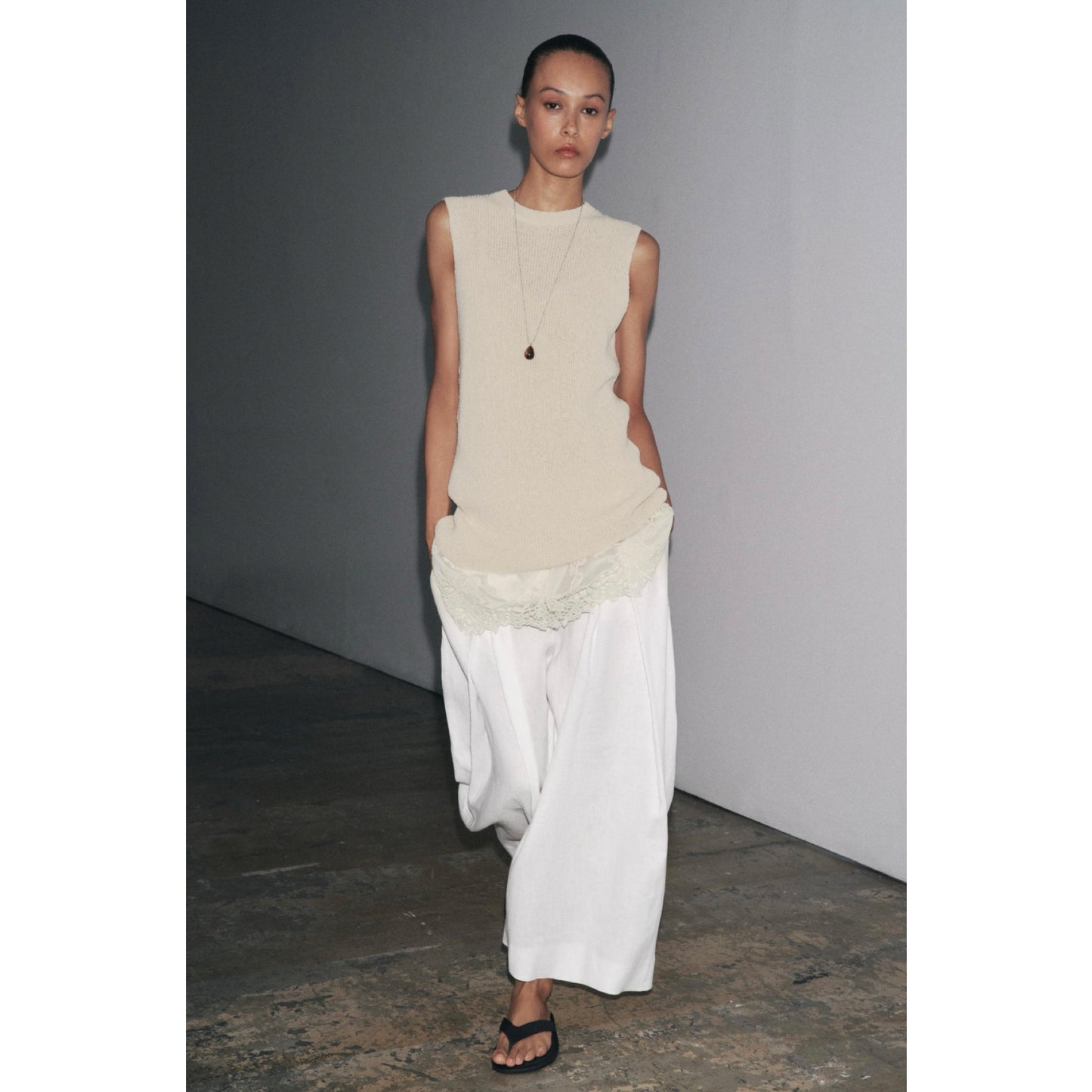 Zara Combination Knit Dress