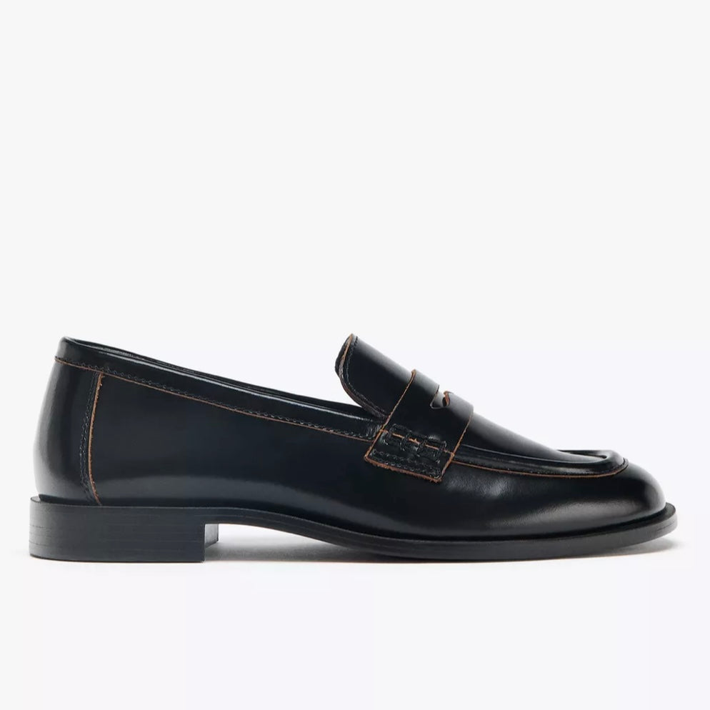 Zara Leather Loafers