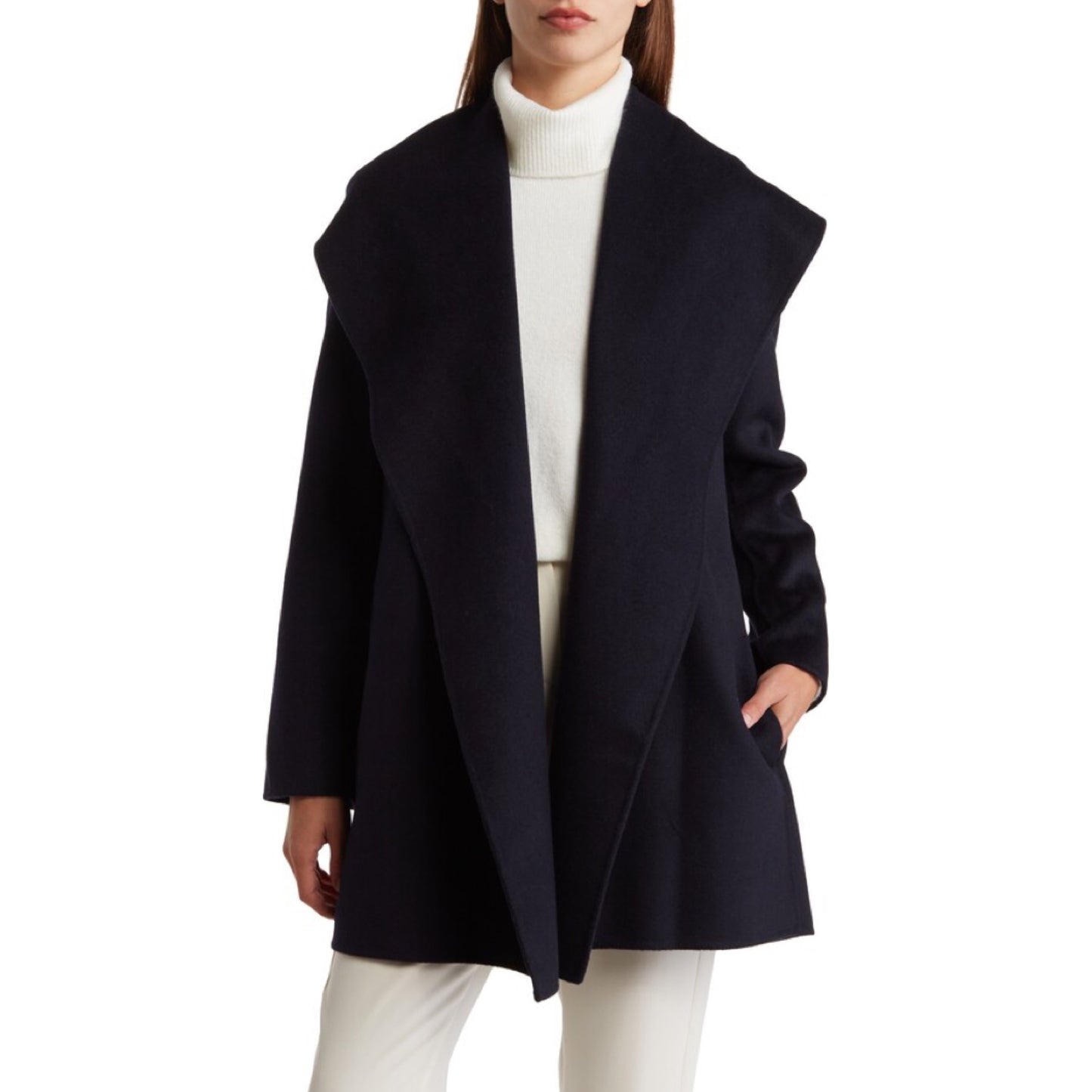 Vince Wool Hooded Coat