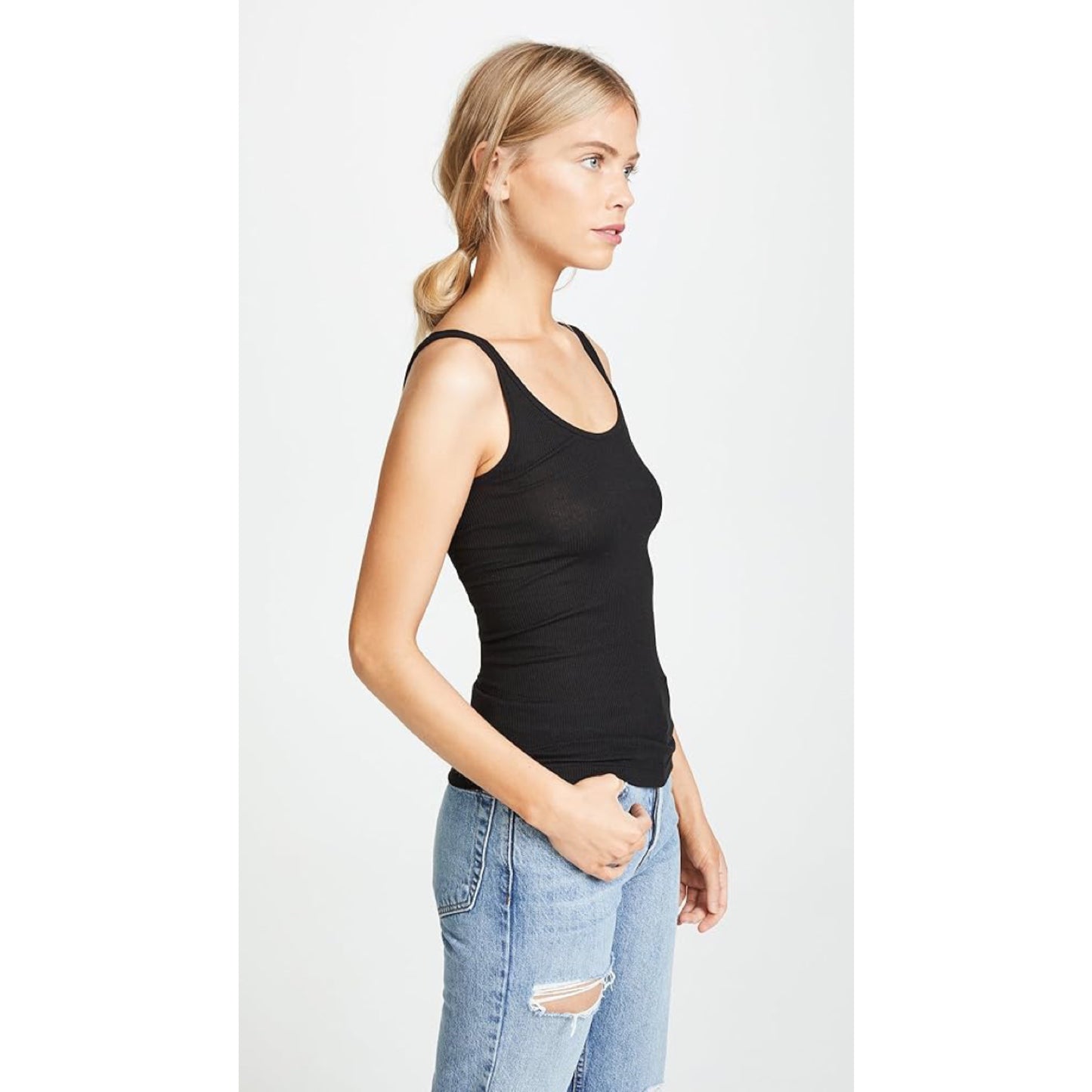 Vince Ribbed Tank