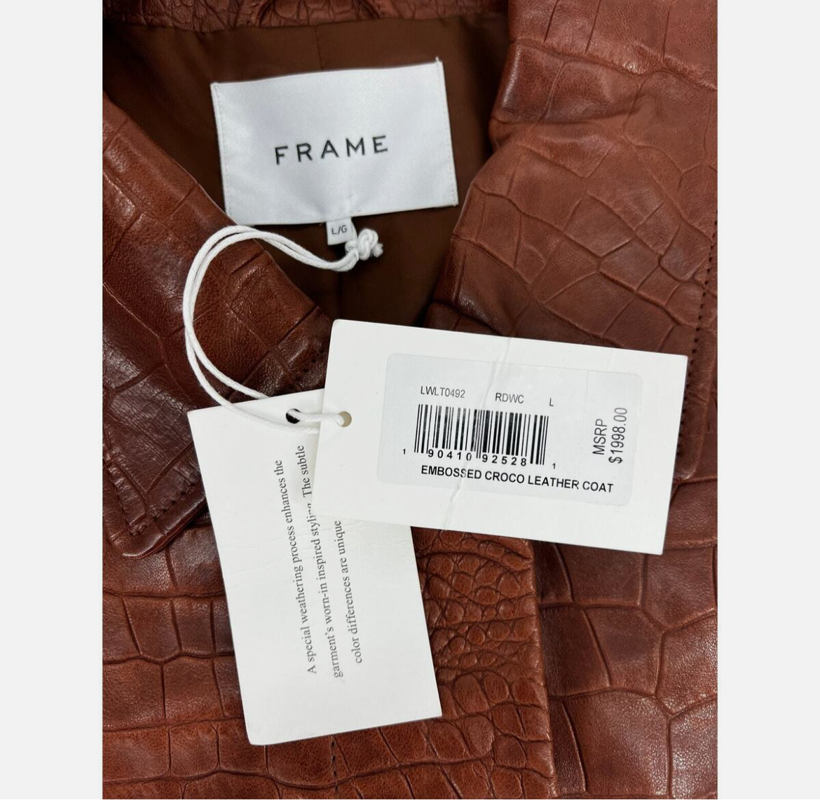 Frame Leather Coat