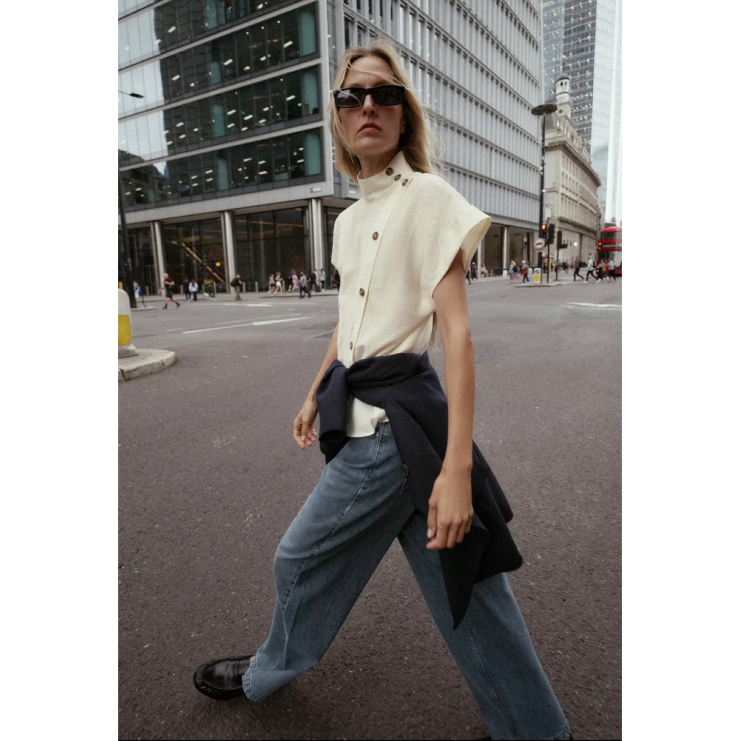 Zara Contrast Top