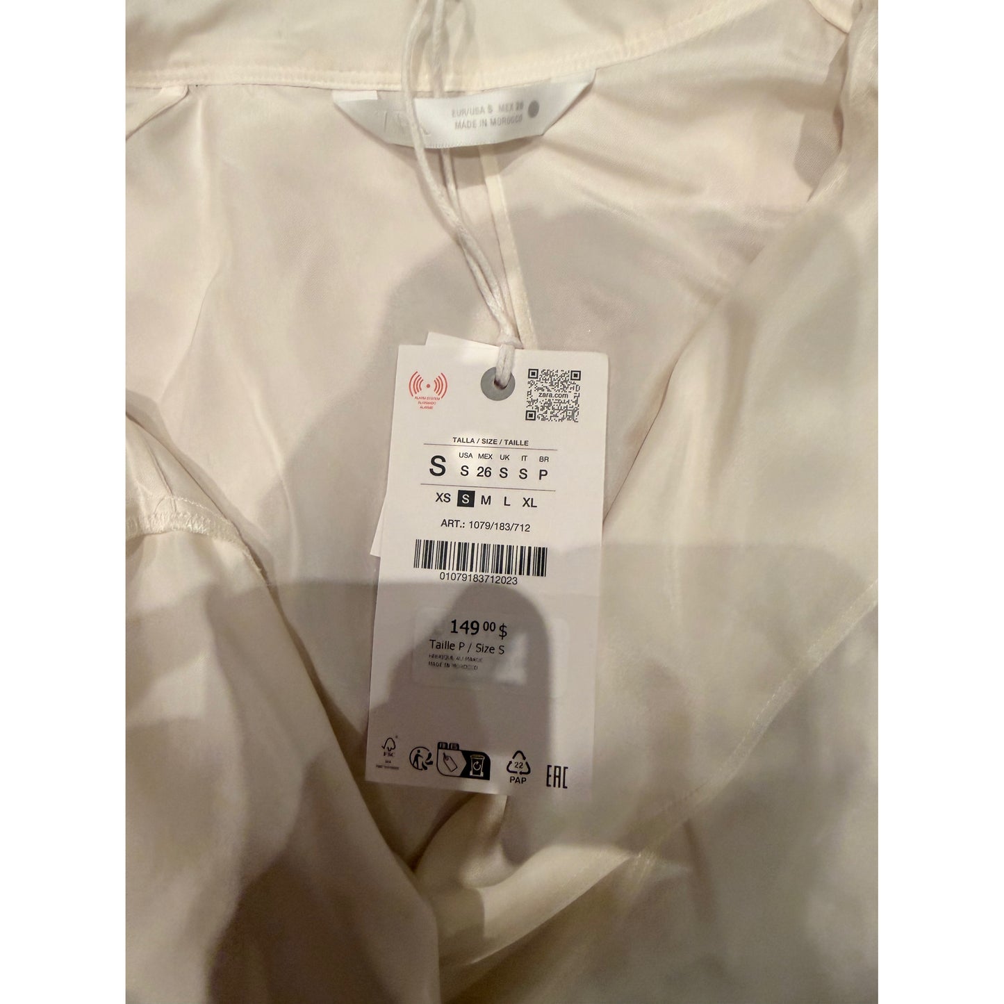 Zara Collection Silk Blouse