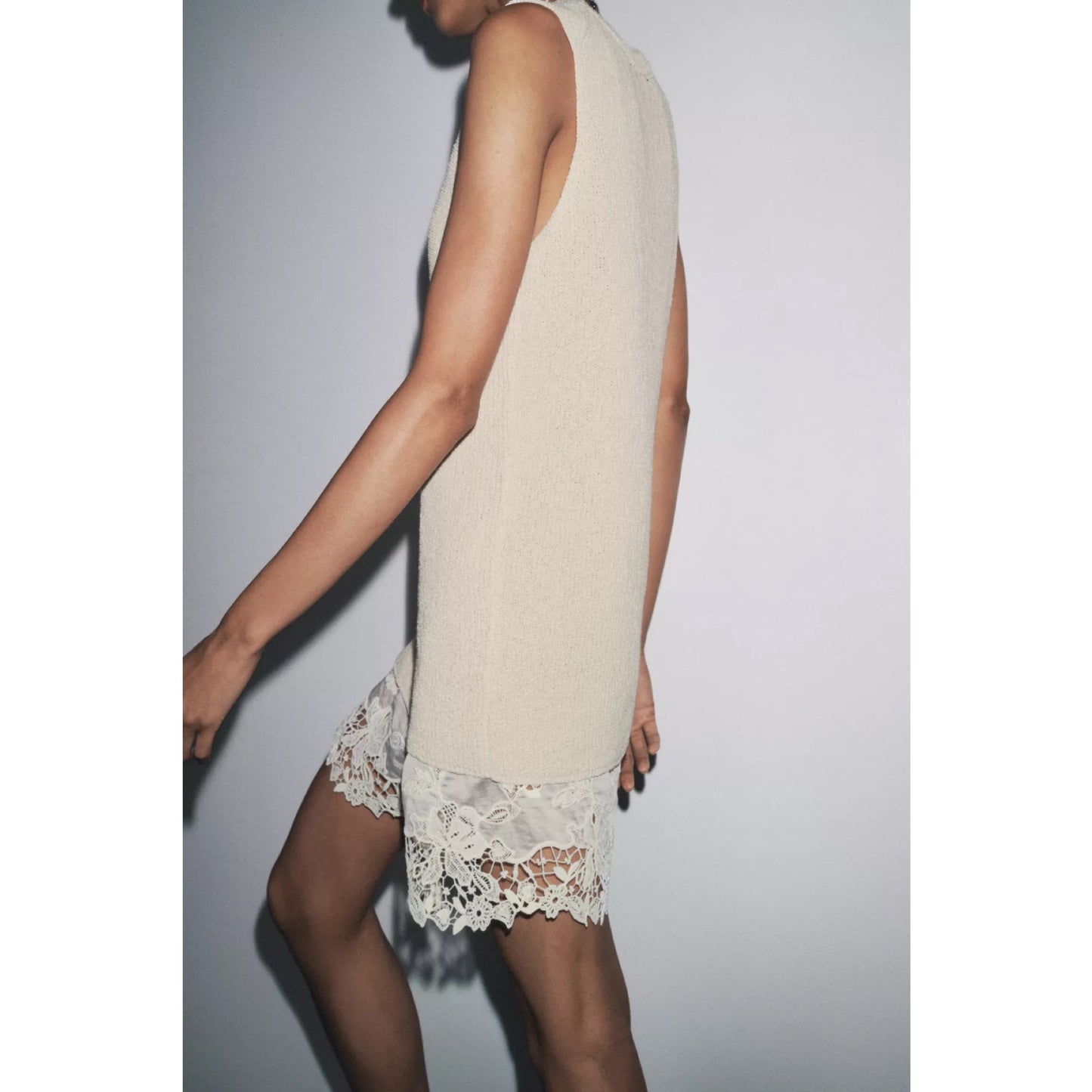 Zara Combination Knit Dress