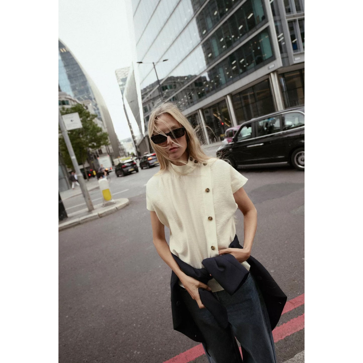 Zara Contrast Top