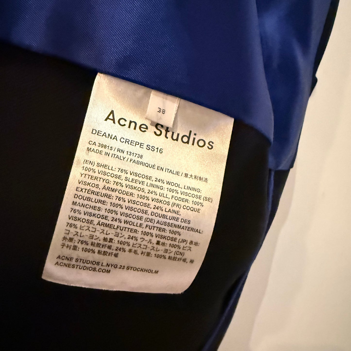 Acne Studios Blazer