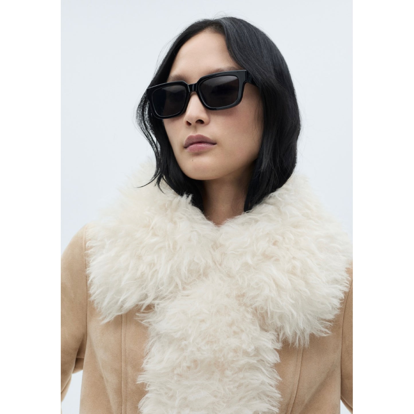Mango Shearling Coat