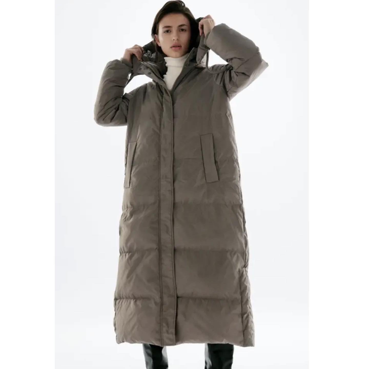Zara mink puffer coat Clearance