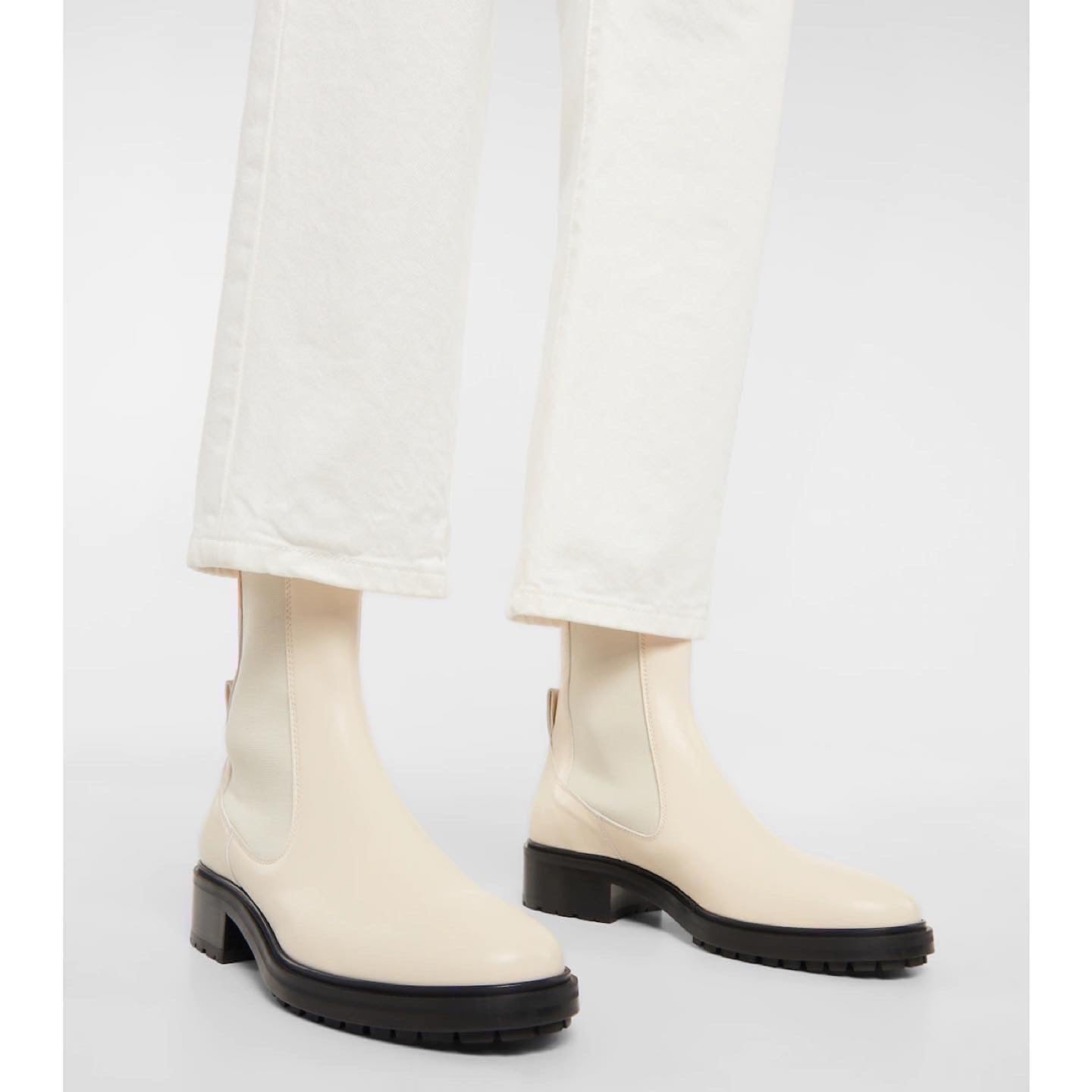 Aeyde Leather Chelsea Boots