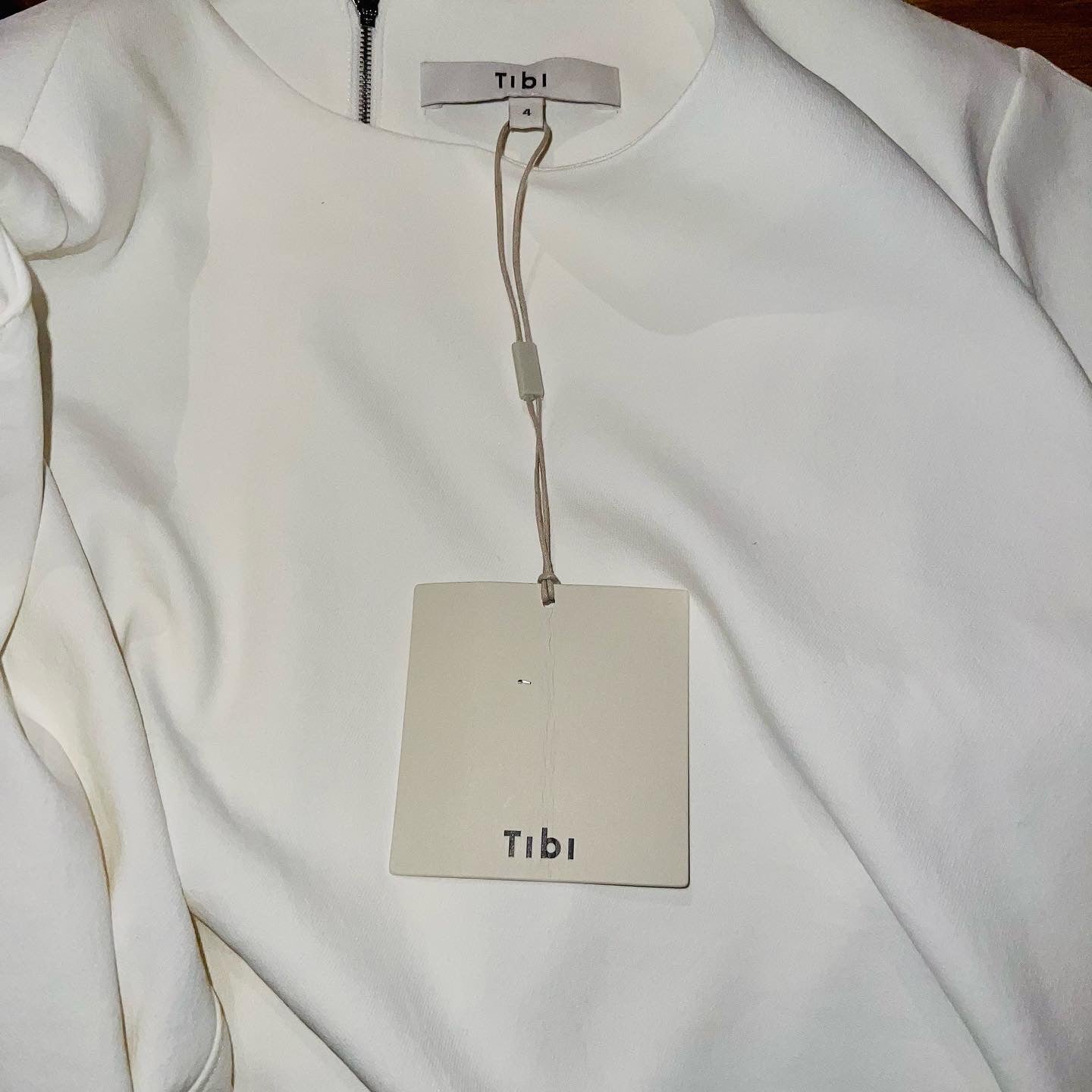 Tibi Origami Sleeve Shift Dress