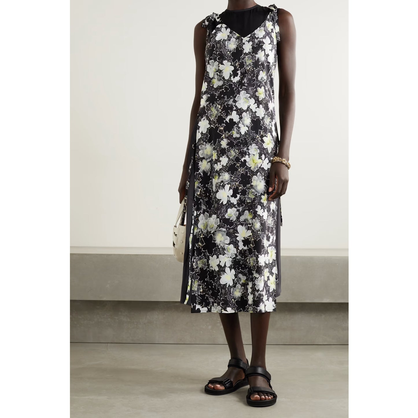 Deveaux Cecil Silk Dress